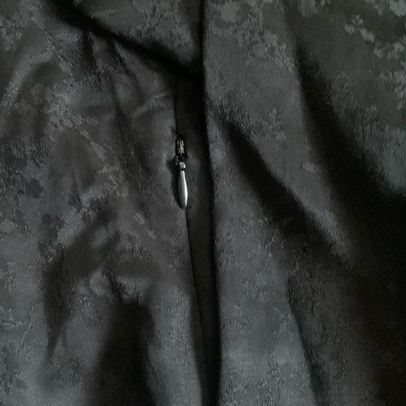 Zara Black Jacquard Embroidered Long sleeve QiPao Asian Mini dress - Picture 8 of 8